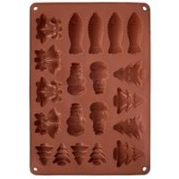 Foremka Silikonowa Forma do Ciastek na Ciasteczka Praliny Świąteczna