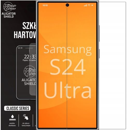SZKŁO HARTOWANE DO SAMSUNG GALAXY S24 ULTRA SZYBKA OCHRONNA NA EKRAN 9H na Arena.pl
