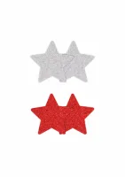 ns novelties pretty pasties glitter stars 2 pary - samoprzylepne ozdoby