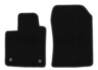 Dywaniki przednie welurowe czarne do: Renault Twingo II 2007-2014 hatchback