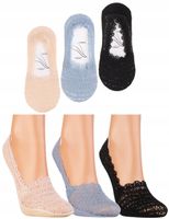 Antypoślizgowe Stopki ABS Damskie Niskie Skarpetki Balerinki Silikon 35-38
