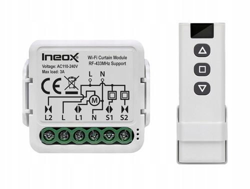 Sterownik Do Rolet Żaluzji Kąt Pochylenia Lameli TUYA WiFi + Pilot na Arena.pl