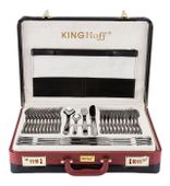 Sztućce w Walizce 72 ele 12 osób Połysk KINGHoff