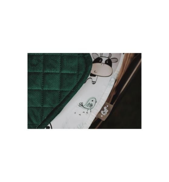 Bawełniana wkładka do wózka - Krówki zdjęcie 4