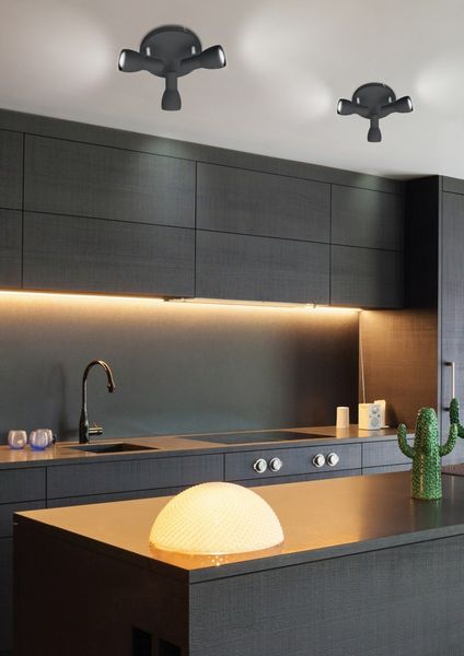 Picardo plafon 3x40W E14 czarny matowy zdjęcie 2