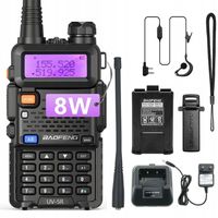 Krótkofalówka Baofeng RADIOTELEFON BAOFENG UV-5R 8W PMR FM