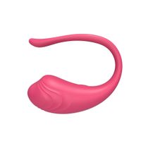 jajeczko wibrujące app love z aplikacją czerwone silikonowe 9,6 cm