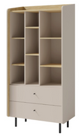 Regał Otwarty z Szufladami Młodzieżowy Piaskowy Beż 80 cm ALI MB - 2 Kolory