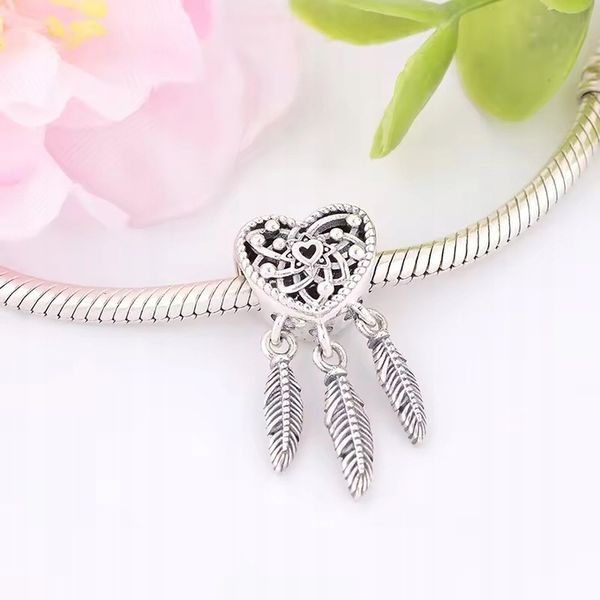 Charms Łapacz Snów Sny Serca S925 MODA TRUSKY zdjęcie 5