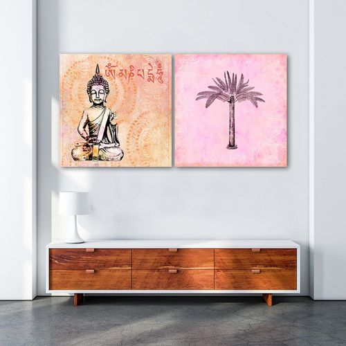 Plakat, Budda i mantra 80x80 na Arena.pl
