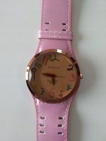 Zegarek na rękę KREDKI różowy pasek
