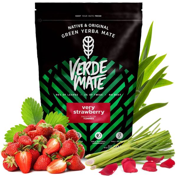 Verde Mate Green Very Strawberry 0,5 kg zdjęcie 2