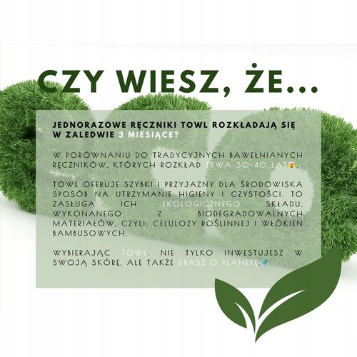 JEDNORAZOWE RĘCZNIKI DO TWARZY 80 szt. - TOWL WAFFLE na Arena.pl