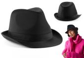 KAPELUSZ GANGSTERSKI FEDORA KLASYCZNY CZARNY L/XL