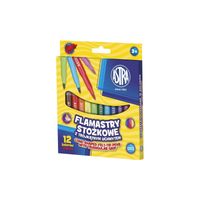 ASTRA Flamastery Stożkowe 12 Kolorów - Twoja kreatywna paleta możliwości