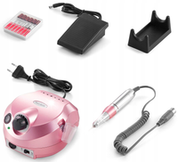 FREZARKA DO PAZNOKCI MANICURE PEDICURE PROFESJONALNA 65W + ZESTAW FREZÓW