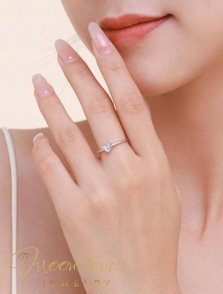 Srebrny pierścionek zaręczynowy z sercem cyrkonie srebro 925 + PUDEŁKO |14 zdjęcie 7