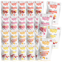 MOKRA KARMA DLA PSA TufTuf SASZETKA MIELONKA MIX SMAKÓW ZESTAW 24x100g