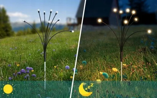 Lampki Ogrodowe Solarne Kulki Oświetlenie 4 Szt zdjęcie 4