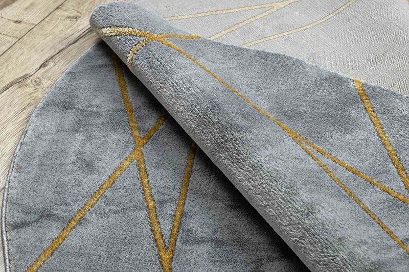 RUG/LU/ESTEMA/MARBLE2/GREY+GOLD/R120 zdjęcie 8