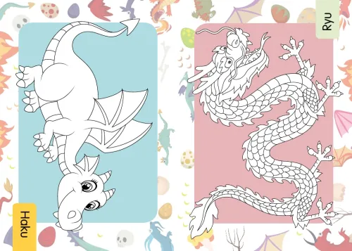 Kolorowanka Z Tatuażami. Smoki na Arena.pl