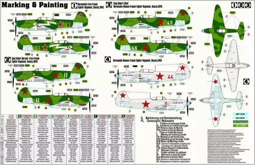 Yak-1M Normandie, B-19, 1:72 na Arena.pl