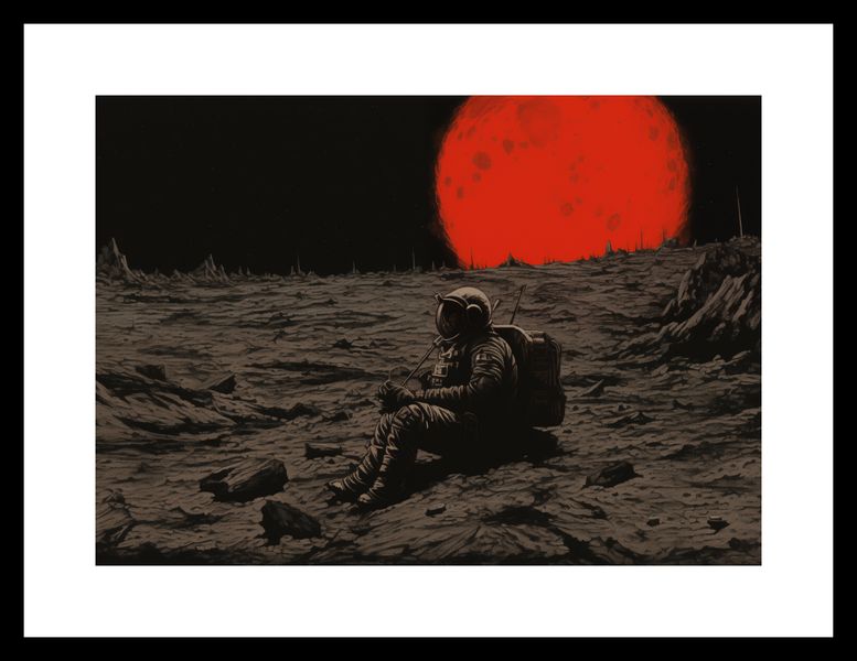Plakat 29,7x21cm Samotność w Kosmosie zdjęcie 3