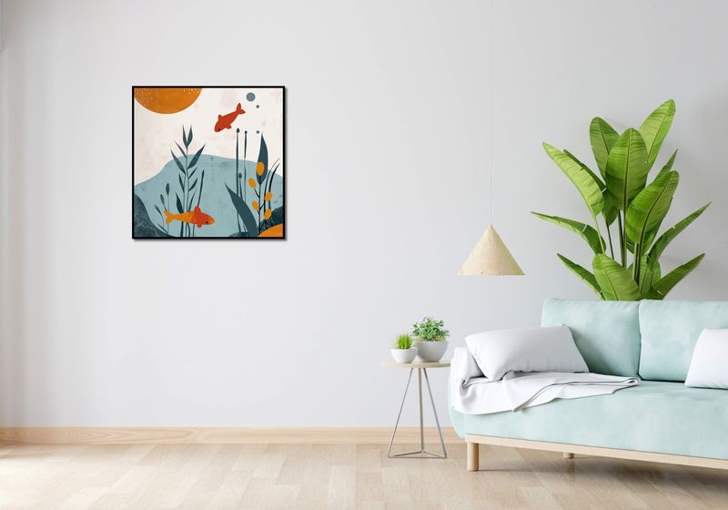 Plakat 70x70cm Podwodny Świat zdjęcie 4
