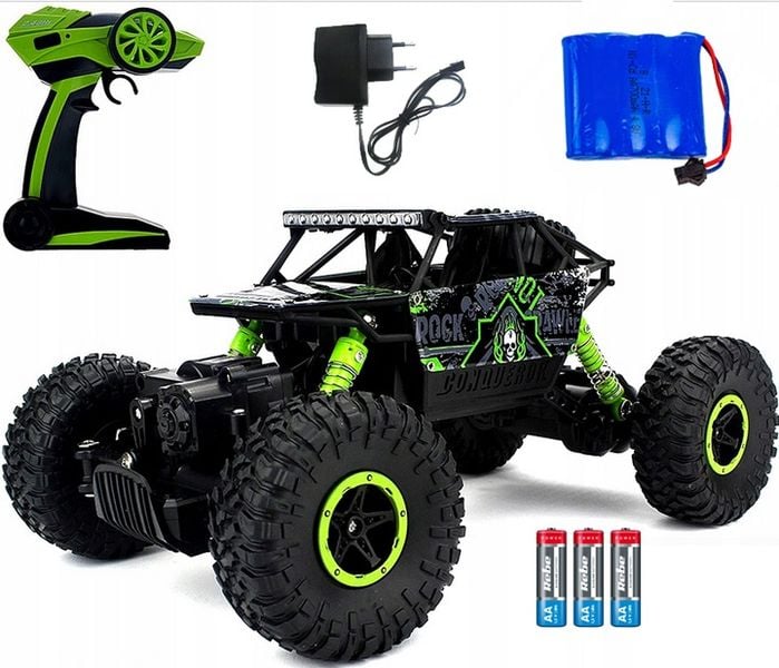 SAMOCHÓD RC ROCK CRAWLER 4x4 DWA SILNIKI AUTO TERENOWY zdjęcie 1