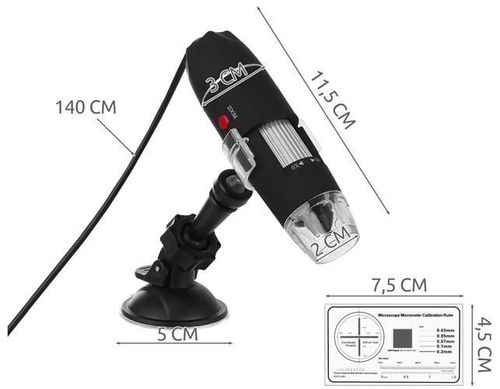 Mikroskop Cyfrowy Usb 1600X na Arena.pl