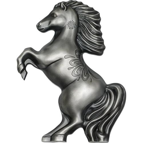 Mongolia: Year of the Horse 1 uncja Srebra 2026 Antiqued Coin na Arena.pl