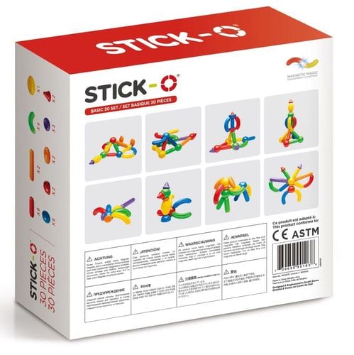 Klocki magnetyczne Magformers Stick-O Basic 30 Set na Arena.pl