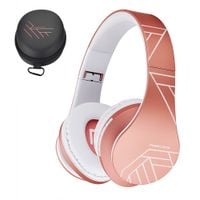 słuchawki powerlocus bezprzewodowe rosegold bluetooth / microsd / radiofm