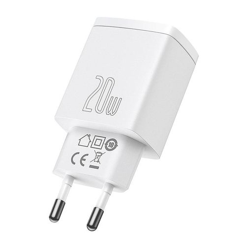 ładowarka sieciowa baseus compact quick charger, usb, usb-c, 20w na Arena.pl