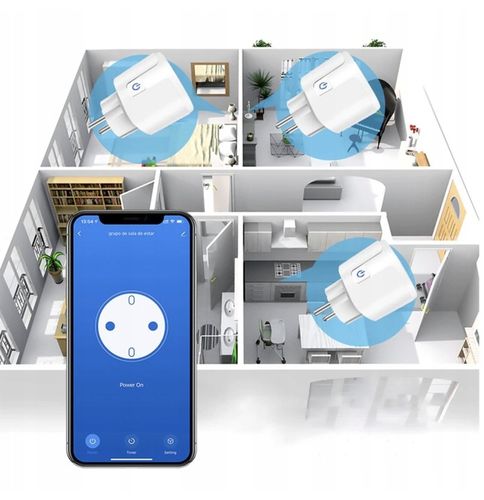 2x INTELIGENTNE GNIAZDKO WiFi SMART TUYA WATOMIERZ PROGRAMATOR TIMER na Arena.pl