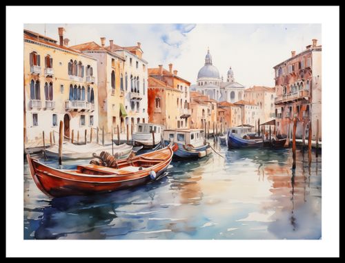 Plakat 55x40cm Wenecka Impresja na Arena.pl