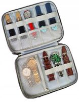 ORGANIZER Podróżny na ZEGARKI ETUI PASKI 8+1