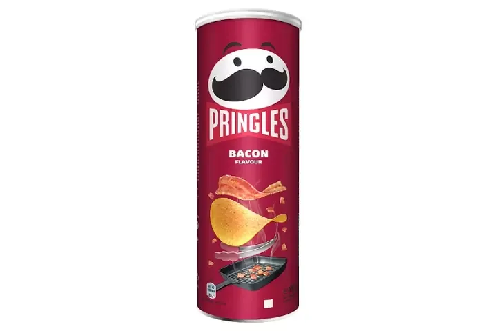 PRINGELS CHIPSY 165G BACON zdjęcie 1