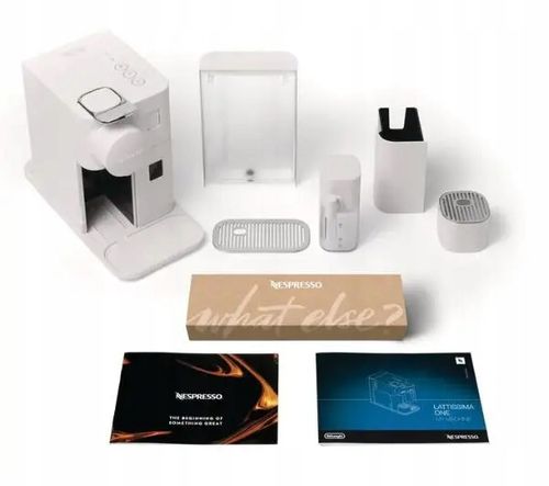 Ekspres kapsułkowy DeLonghi Nespresso Lattissima One EN510.W 1450W 19 barów na Arena.pl