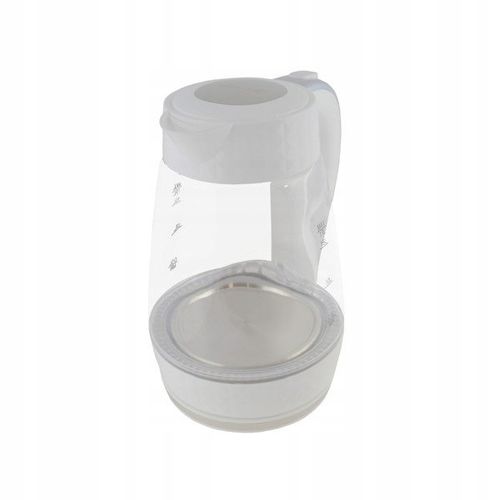 Czajnik elektryczny bezprzewodowy szklany biały 1,7l 2200 W Łucznik na Arena.pl