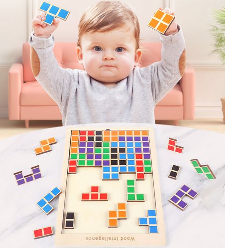 gra logiczna zręcznościowa puzzle tetris klocki jhtoy-639 na Arena.pl