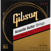 Struny do gitary akustycznej 12-53 80/20 Bronze Gibson SAG-BRW12
