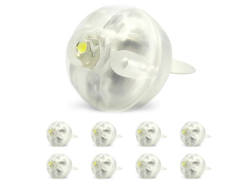 Dioda, białe światło LED do balonów, 10 szt. zdjęcie 1