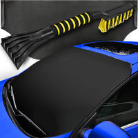 Osłona Antyszronowa Na Szybę Auta Mata 188x80cm Skrobaczka Ze Szczotką 50CM