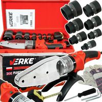 ZGRZEWARKA POLIFUZYJNA DO ZGRZEWANIA RUR PP PCV 16-63 MOCNA +KAMIENIE 7 SZT