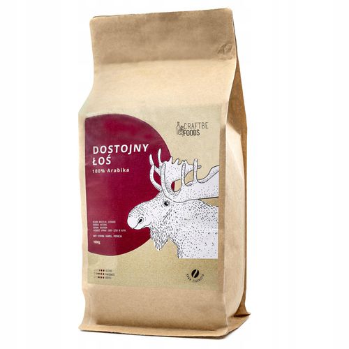Craftbe Kawa Ziarnista Dostojny Łoś 1kg na Arena.pl