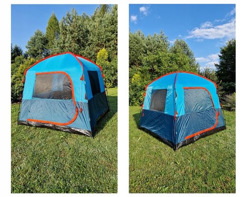 Przedsionek kempingowy NAMIOT wysoki dostawka przyczepy kampera 2,5m 6os na Arena.pl