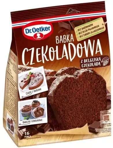 DR OETKER BABKA CZEKOLADOWA 365G zdjęcie 1