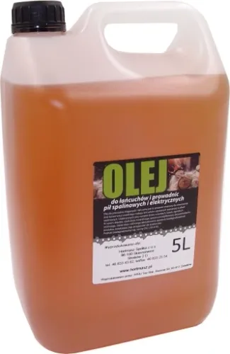 OLEJ DO SMAROWANIA ŁAŃCUCHA I PROWADNICY 5L PIŁY na Arena.pl