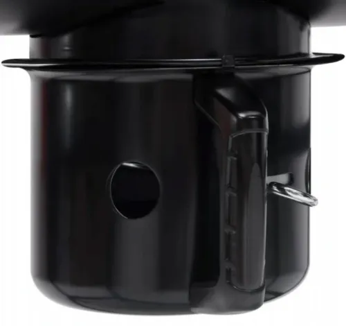 GRILL WĘGLOWY OGRODOWY 2 RUSZTY CHROMOWANE 2 PÓŁKI POPIELNIK TERMOMETR STAL na Arena.pl